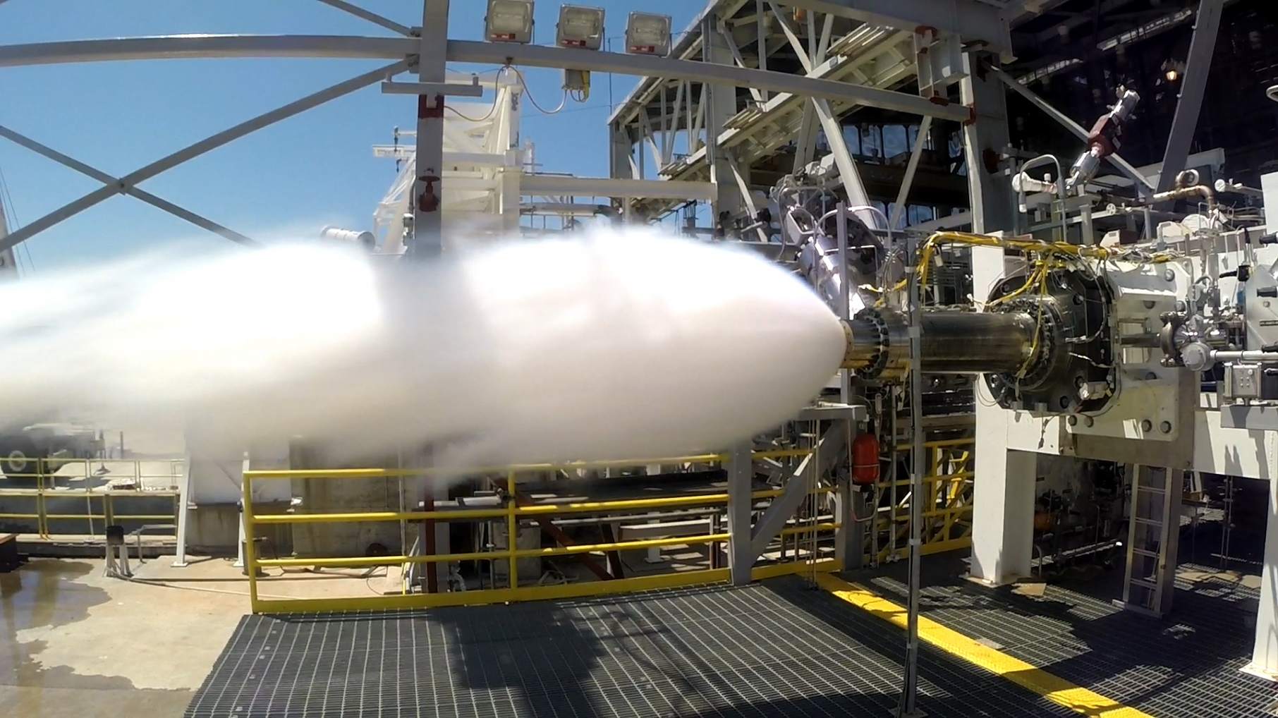 3D rocket engine preburn